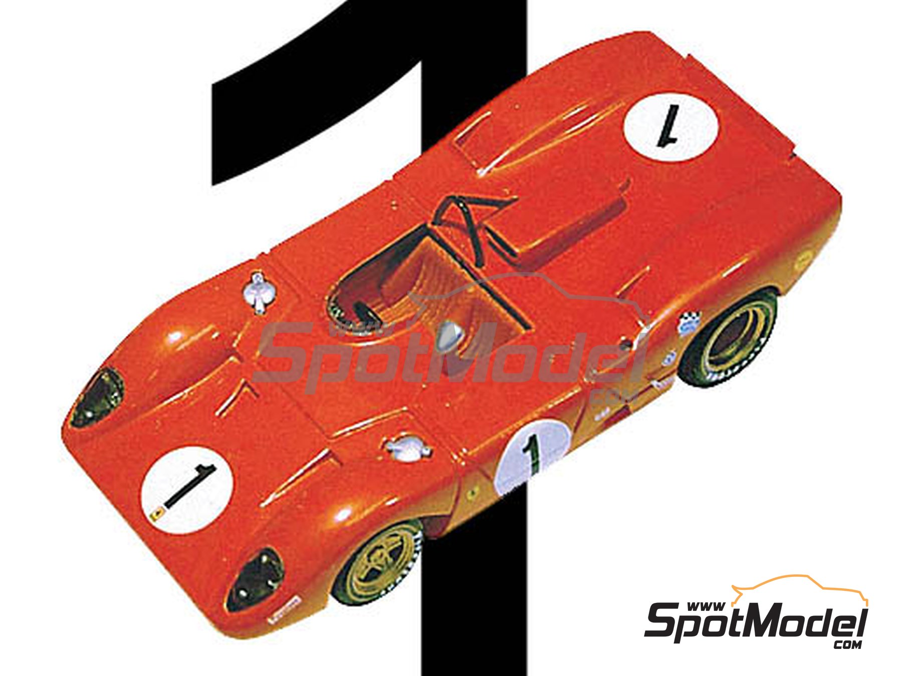 Tameo Kits TMK087: Car scale model kit 1/43 scale - Ferrari 312P